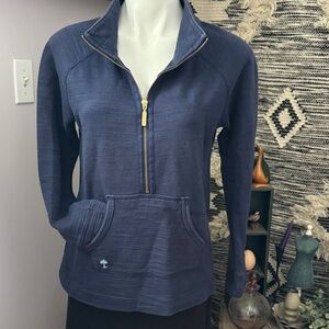 Lilly Pulitzer Women's Navy Half-Zip Pullover
